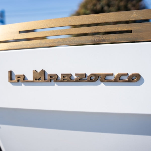 Late Model 3 Group La Marzocco PB – Custom White with Brass Accents