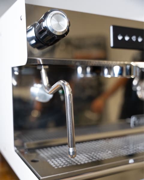 Officine Allegra Lume 1 Group Espresso Machine White Italy demo