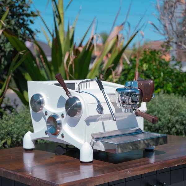 Ex Demo Custom Slayer Espresso In White Coffee Machine