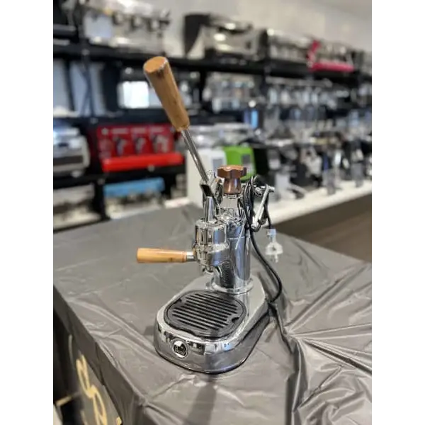 Pre Owned La Pavoni Expo Timber Semi Commercial Coffee