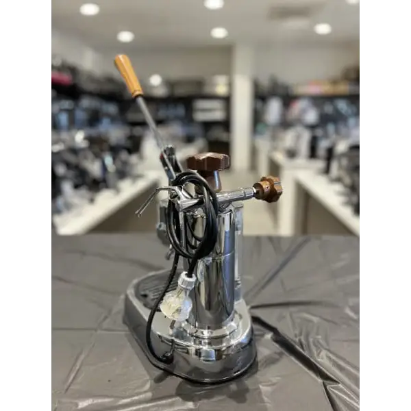 Pre Owned La Pavoni Expo Timber Semi Commercial Coffee